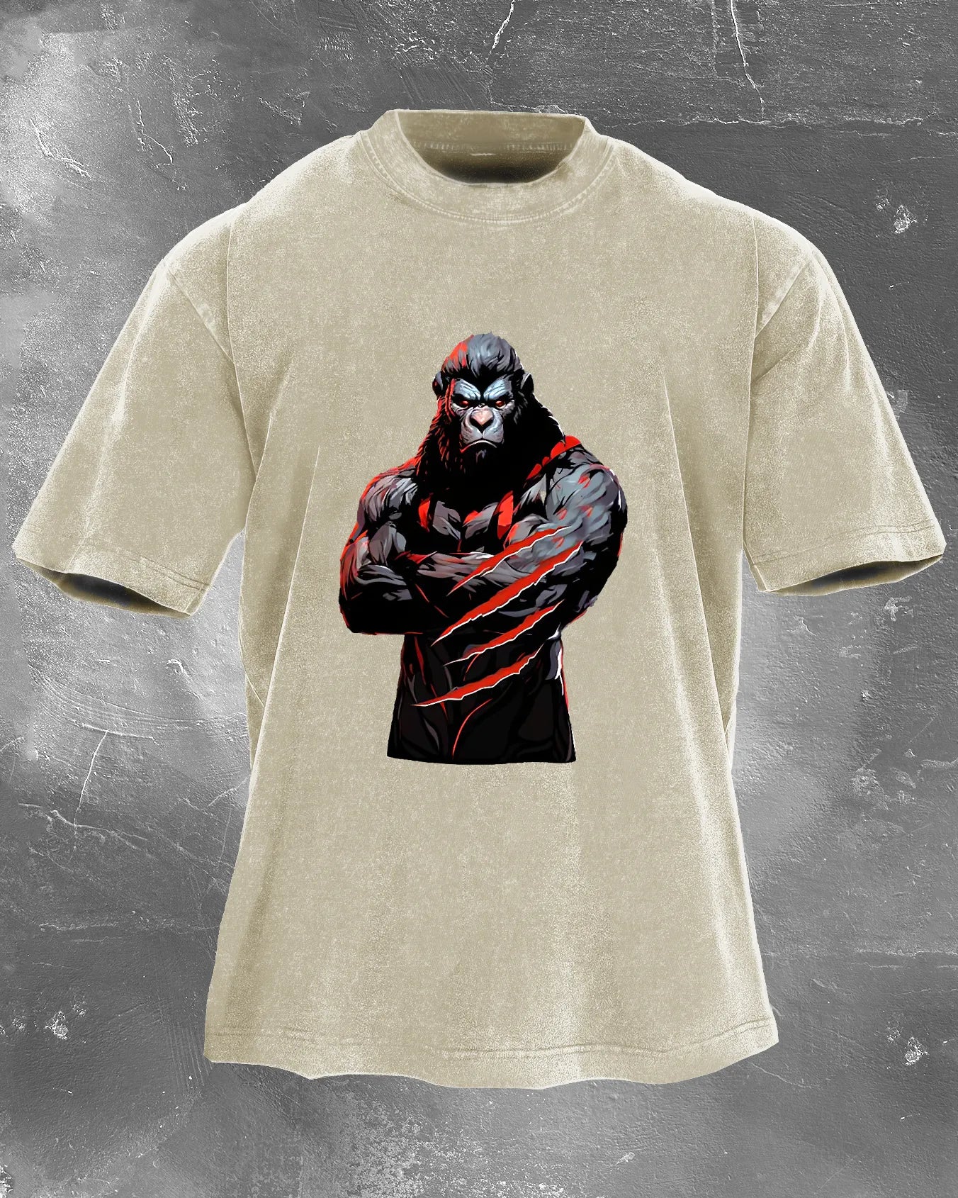 Chimpanzee Washed T-Shirt