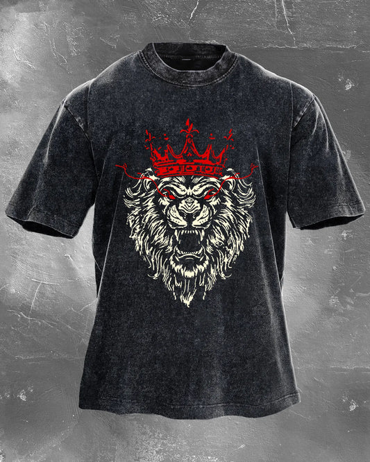 Crowned Beast Washed T-Shirt