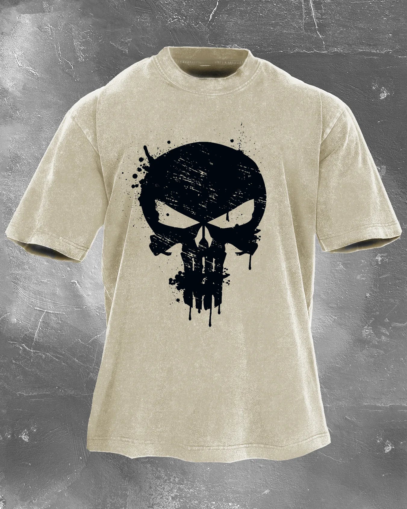 I'm Watching You Skull Washed T-Shirt