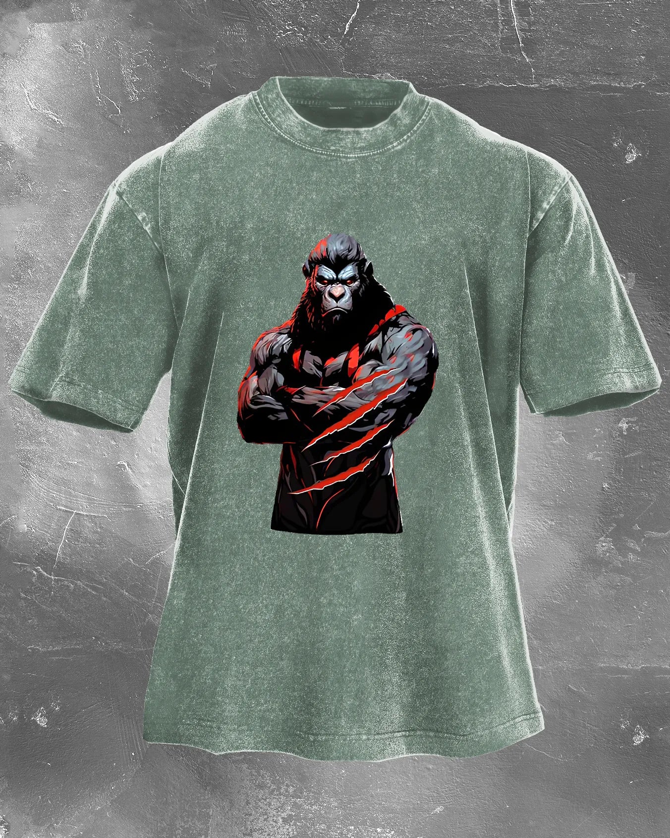 Chimpanzee Washed T-Shirt