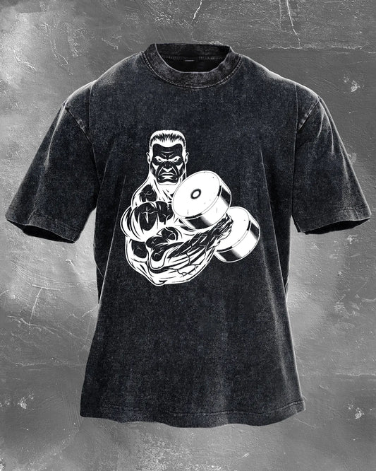 Killing Biceps Washed T-Shirt